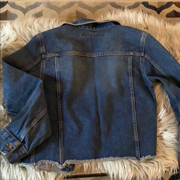 DKNY Crop Jean Jacket - Picture 5 of 6